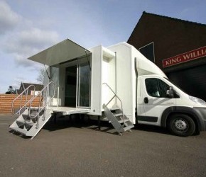 Small Double Podded BE Van - Roadshow Trailers 